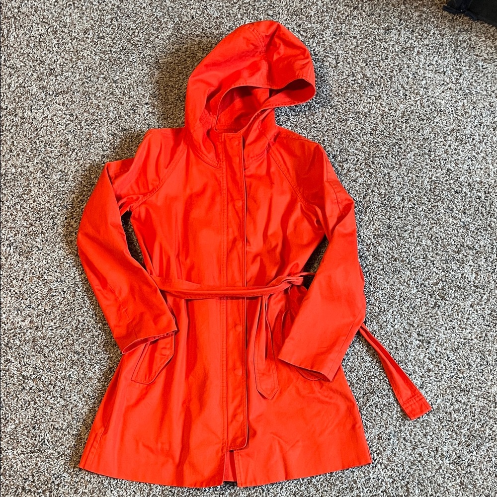 J. Crew Matinee Trench Coat red/orange - size 2